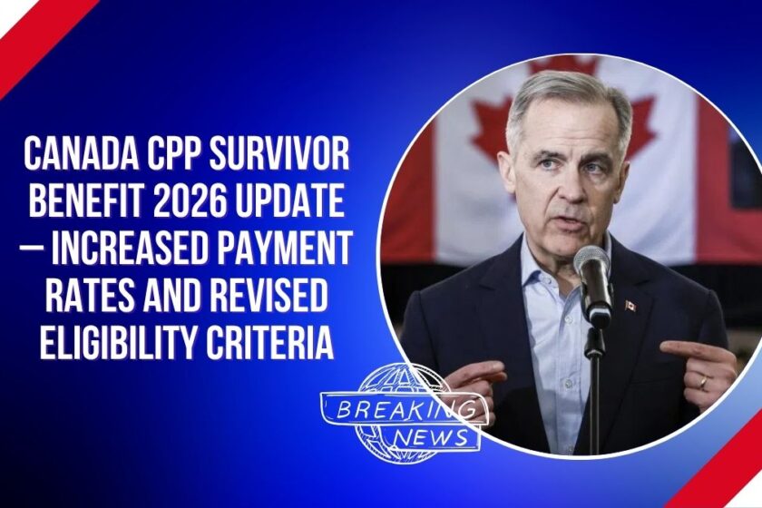 Canada CPP Survivor Benefit 2026 Update – Increased Payment Rates and Revised Eligibility Criteria